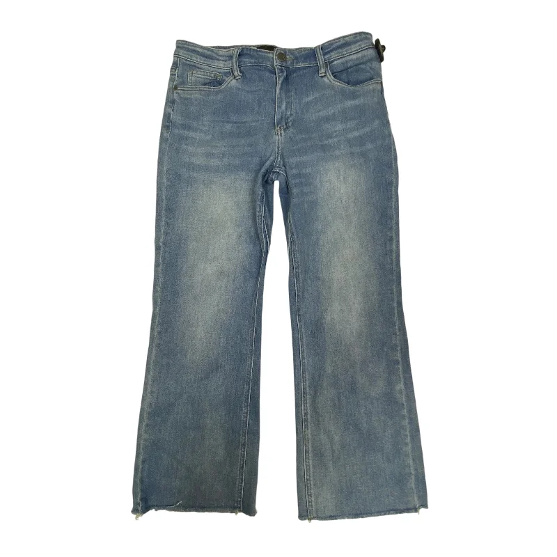 Jeans Flared By Kut In Blue Denim, Size: 10