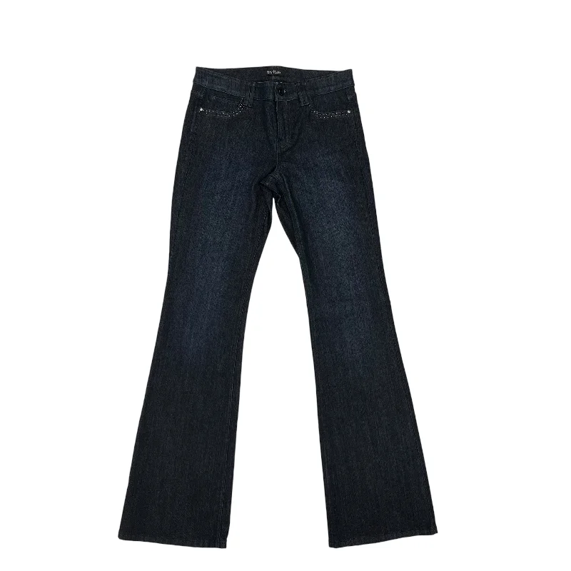 Jeans Flared By White House Black Market In Blue Denim, Size:4