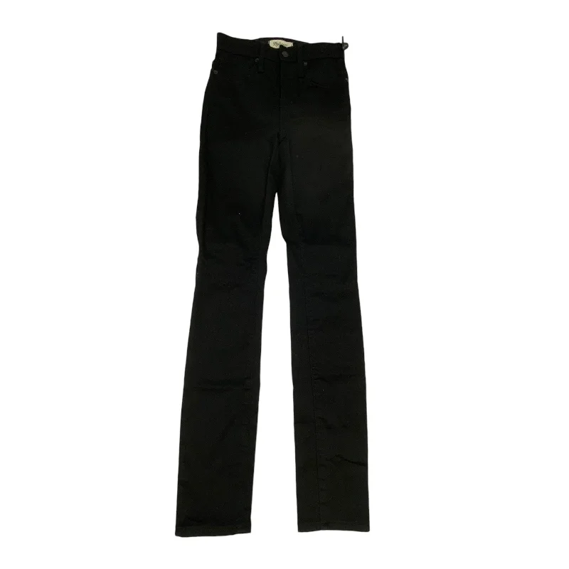 Jeans Skinny By Madewell In Black Denim, Size: 2