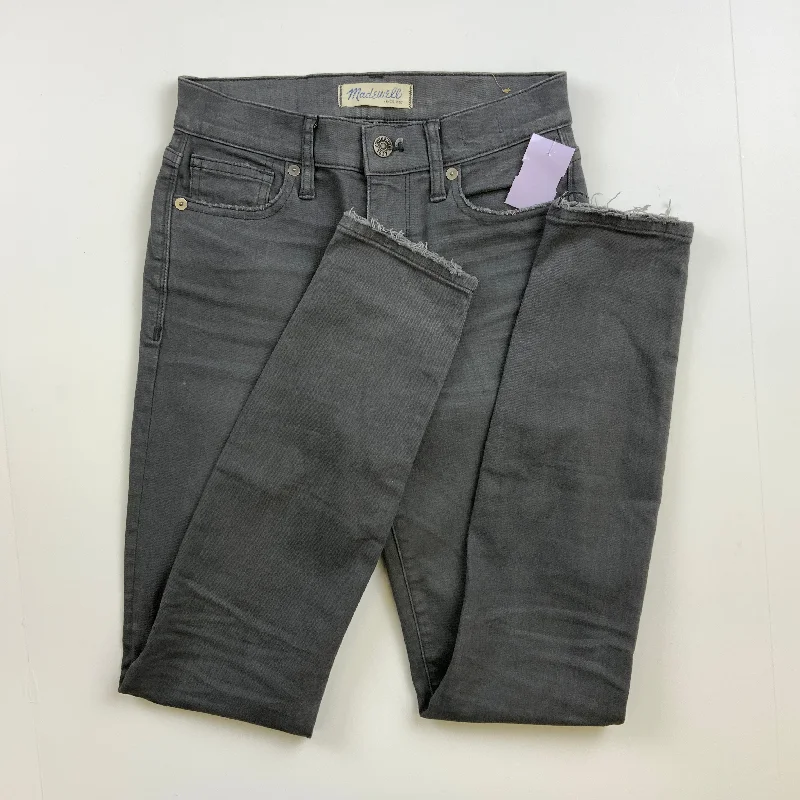 Jeans Skinny By Madewell In Grey Denim, Size: 0