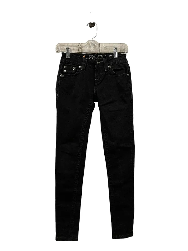 Jeans Skinny By Miss Me In Black, Size: 0