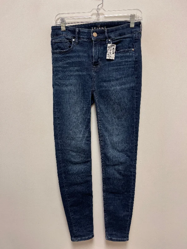 Jeans Straight By White House Black Market In Blue Denim, Size: 2