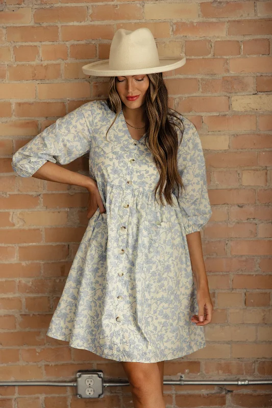 Jo Button Down Pocket Dress