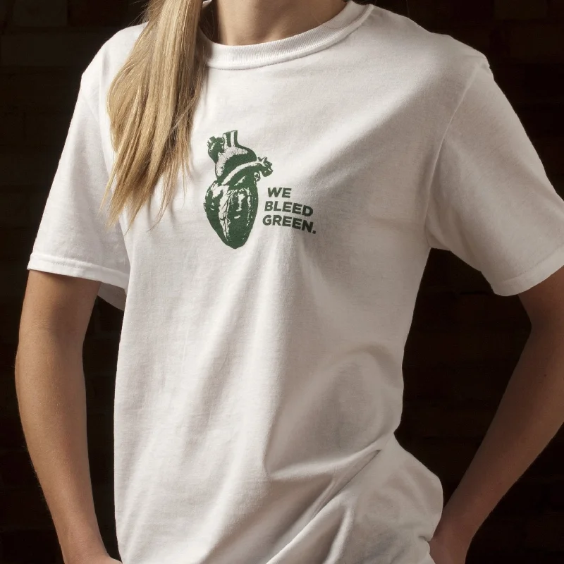 College of Human Medicine We Bleed Green T-shirt - White