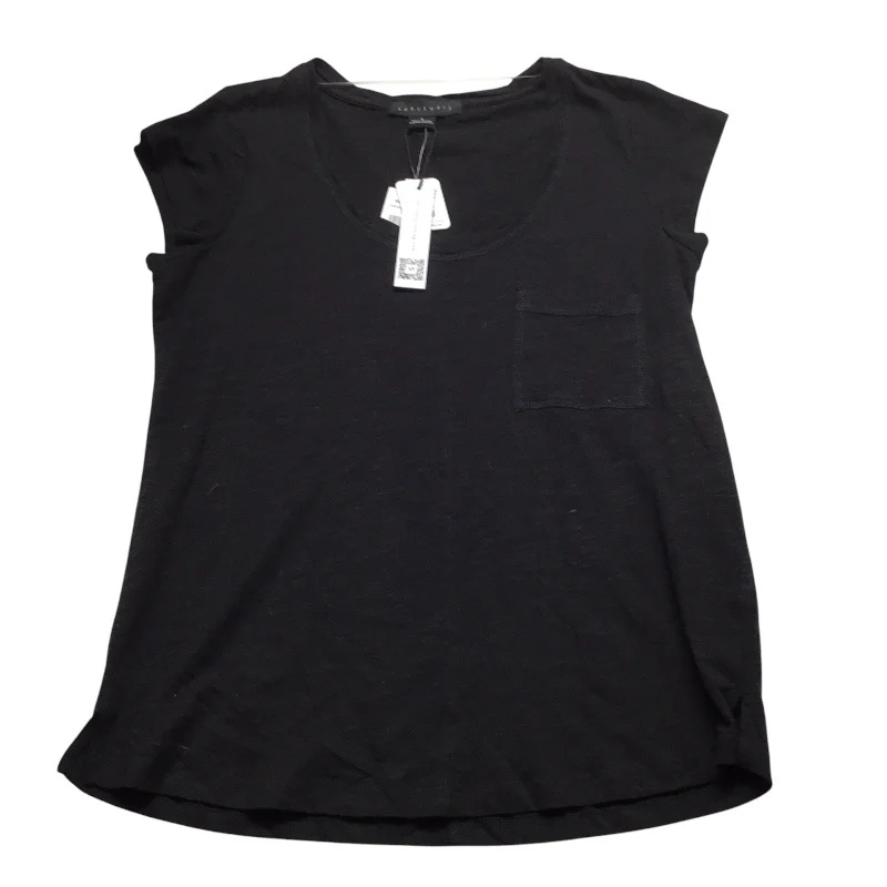 Top Short Sleeve Basic By Sanctuary In Black, Size: S