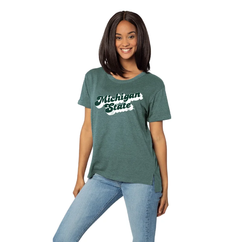 Women's Michigan State Crew Neck T-shirt