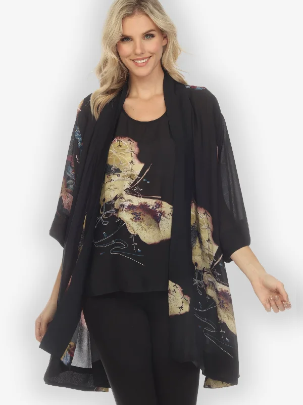 Butterfly Landscape Placement Kimono