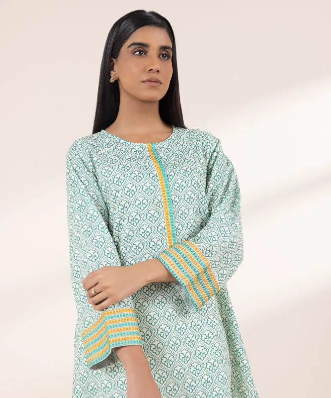 Embroidered Light Khaddar Shirt