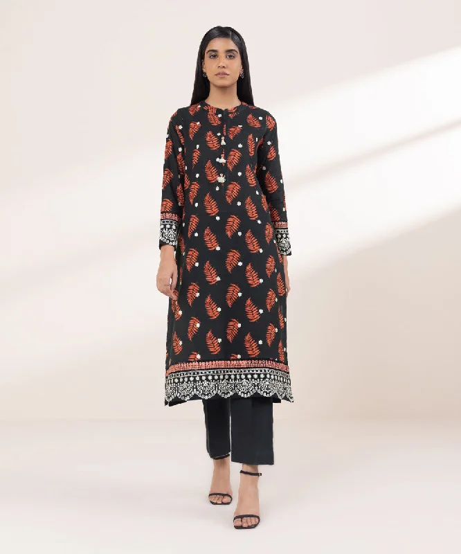 Embroidered Khaddar Shirt