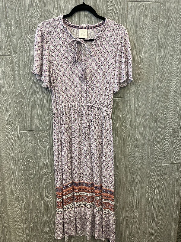 Dress Casual Maxi By Knox Rose In Purple, Size: S