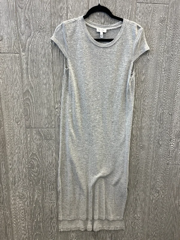 Dress Casual Midi By Jessica Simpson In Grey, Size: S