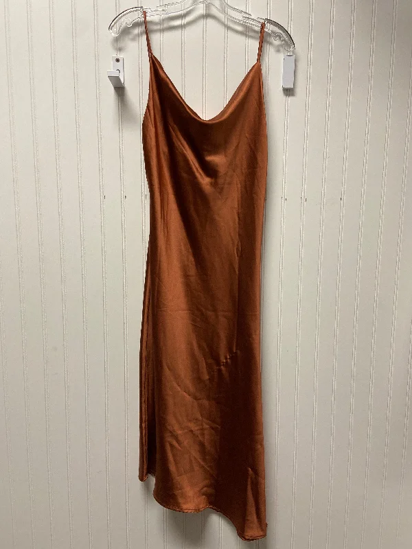 Dress Party Midi By Cmb In Orange, Size: S