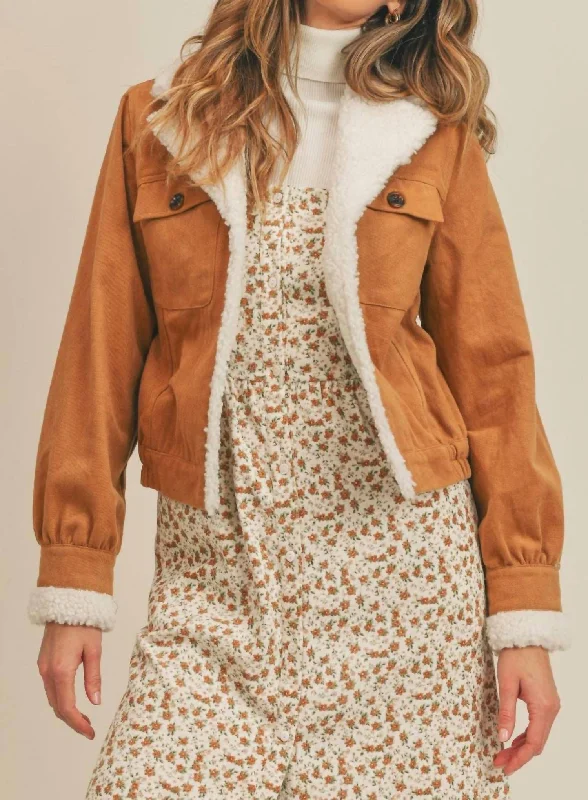 Bring It On Home Jacket In Camel