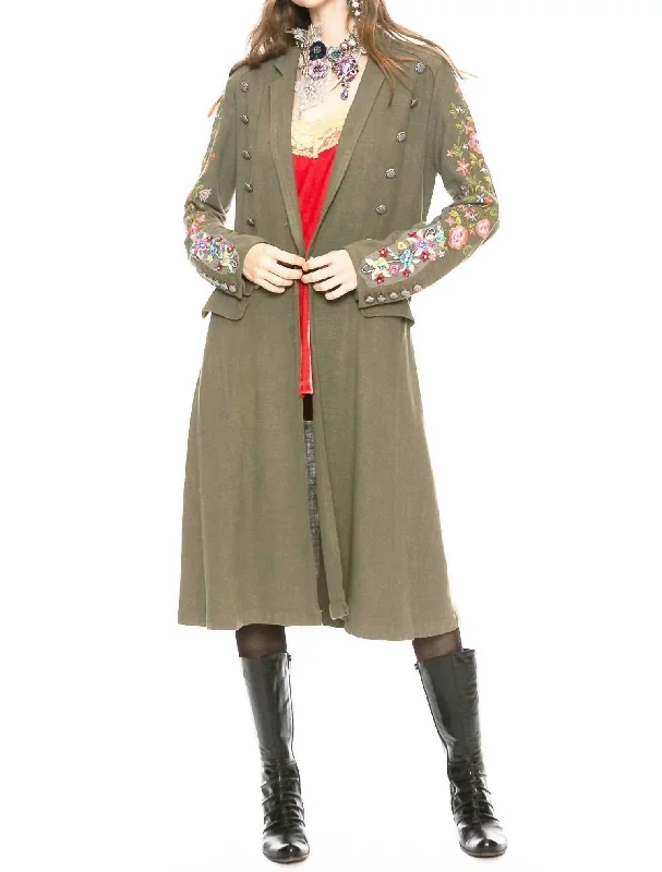 Cherish Coat In Army