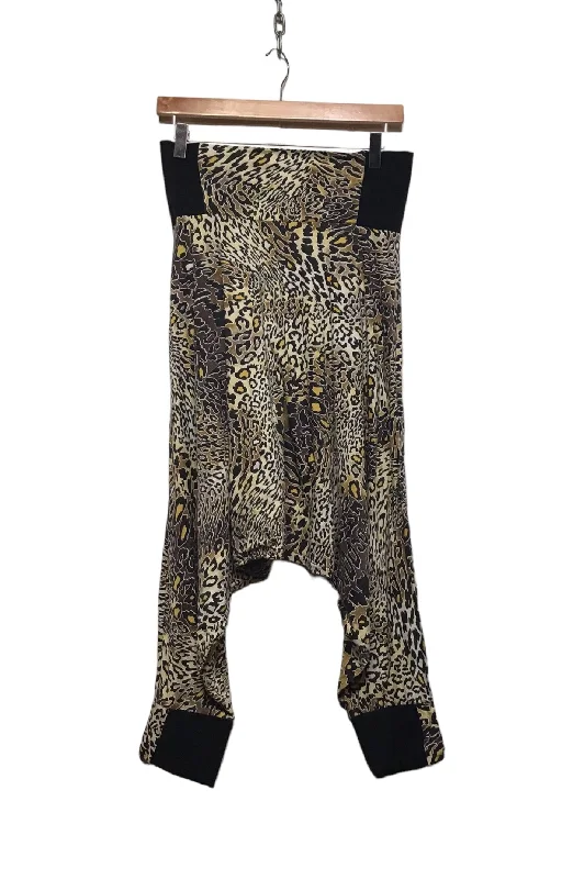 Leopard Print Harem Trousers (Size S)