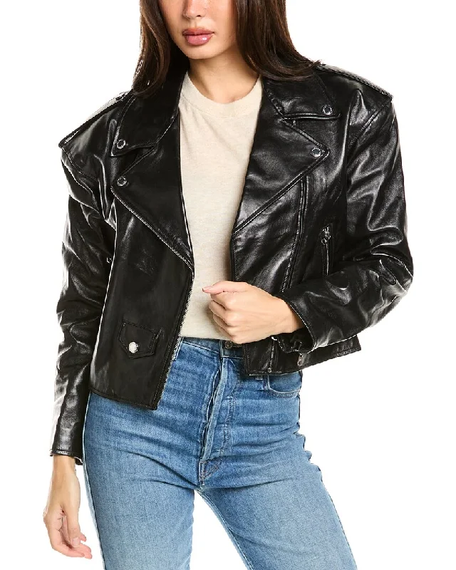 Sandro Leather Jacket