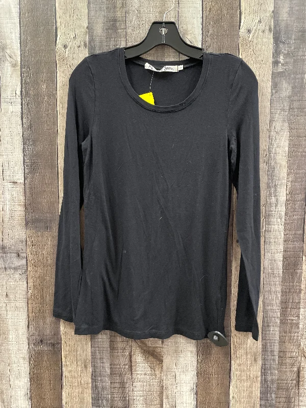 Top Long Sleeve Basic By Michael Stars In Black, Size: S