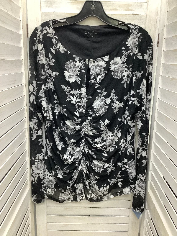 Top Long Sleeve By Lane Bryant In Floral Print, Size: Xl